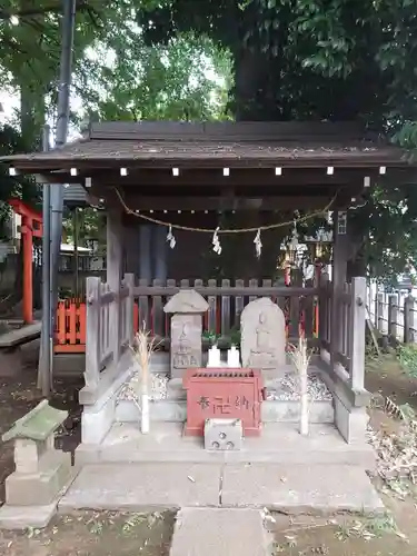 松庵稲荷神社の仏像