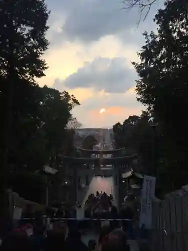 宮地嶽神社の景色