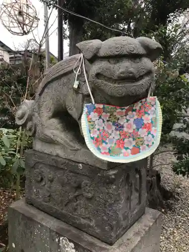菊田神社の狛犬