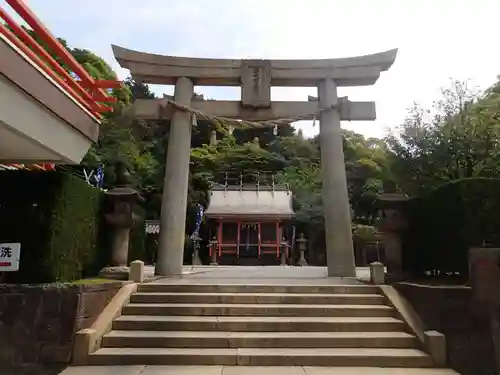 早吸日女神社の鳥居