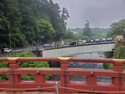 神橋(二荒山神社)の周辺