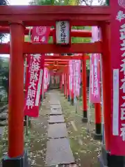 鬼子母神堂　(法明寺）の鳥居