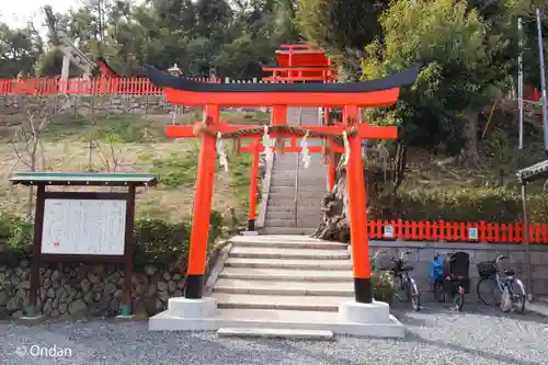 建勲神社の鳥居