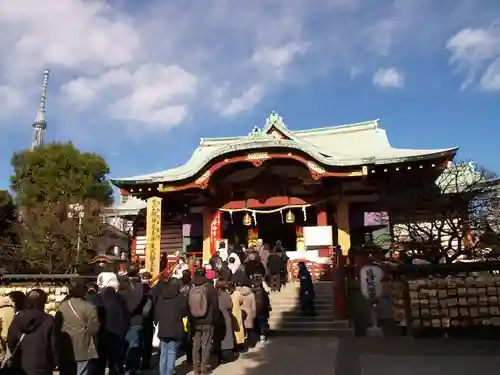 亀戸天神社の本殿・本堂