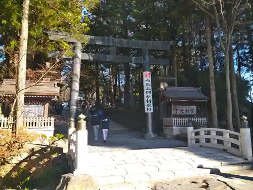 諏訪大社下社秋宮の鳥居