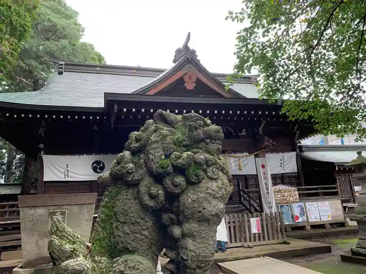 沓掛香取神社の狛犬