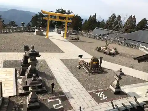 秋葉山本宮 秋葉神社 上社の景色