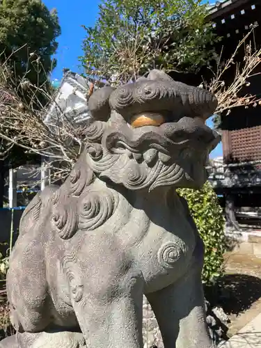 白山神社の狛犬