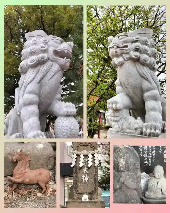 発寒神社の狛犬