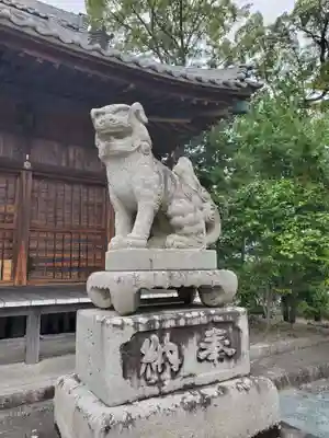 八幡社の狛犬