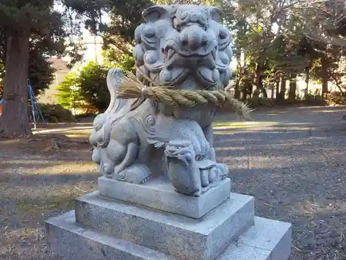 対面石八幡神社の狛犬