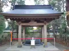 鎮守府八幡宮の手水