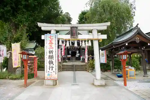 川越八幡宮の鳥居