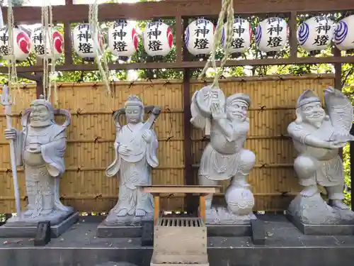 中野沼袋氷川神社の像