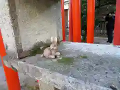 三輪神社の狛犬