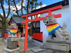 姫嶋神社の狛犬