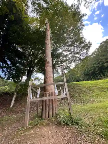 諏訪大社上社前宮の自然