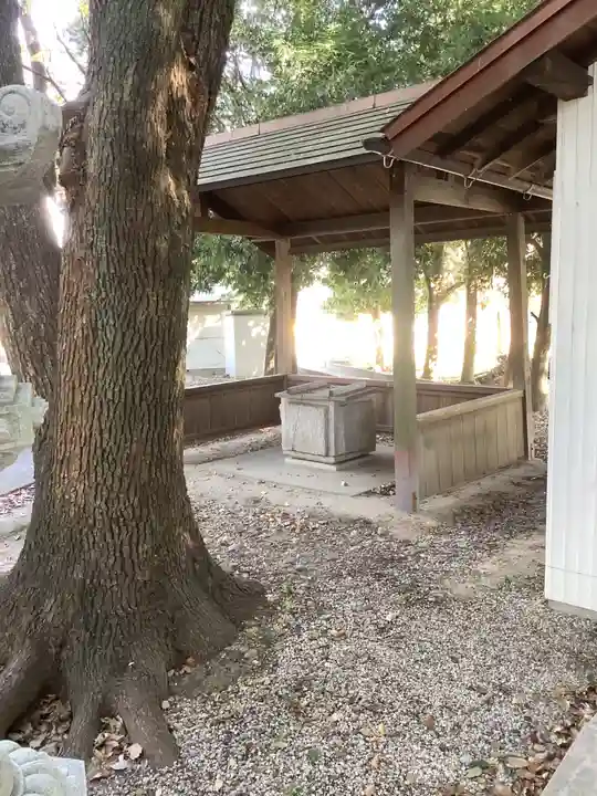 神明社(篠木町)の手水舎