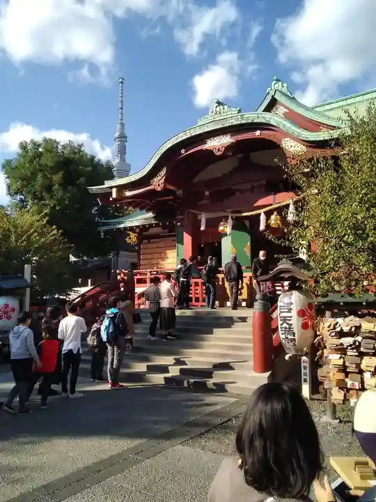 亀戸天神社の本殿・本堂