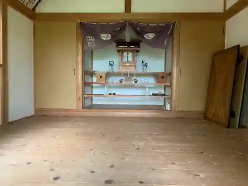 神社（名称不明）の本殿・本堂