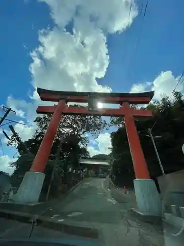 蒲生八幡神社の鳥居