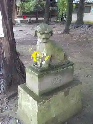 東村山八坂神社の狛犬