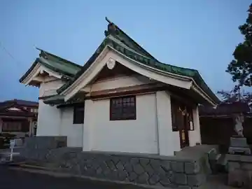 社口社の本殿・本堂