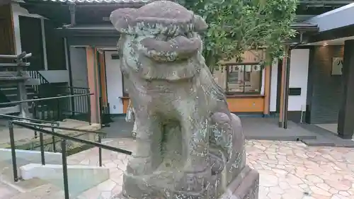 狭山八幡神社の狛犬