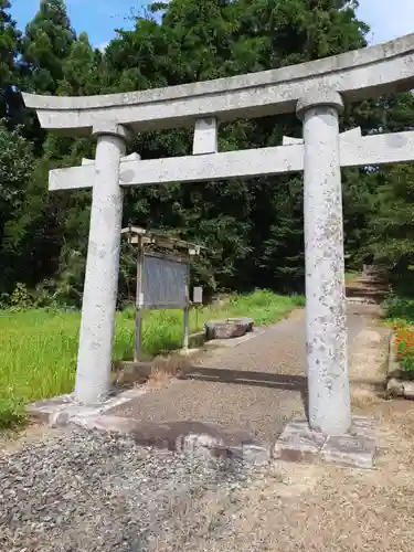 大森観音堂の鳥居