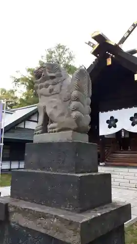 上川神社頓宮の狛犬