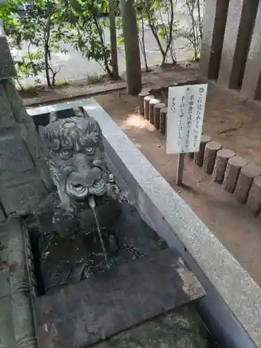 小平神明宮の手水