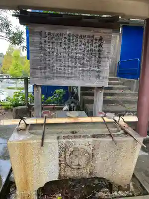元城町東照宮の手水舎