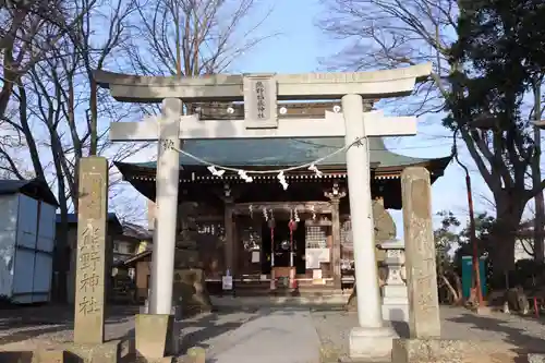 熊野福藏神社の鳥居