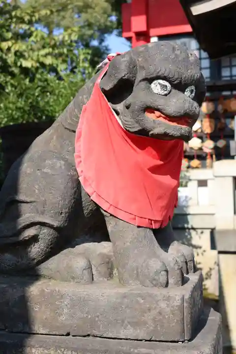 元郷氷川神社の狛犬
