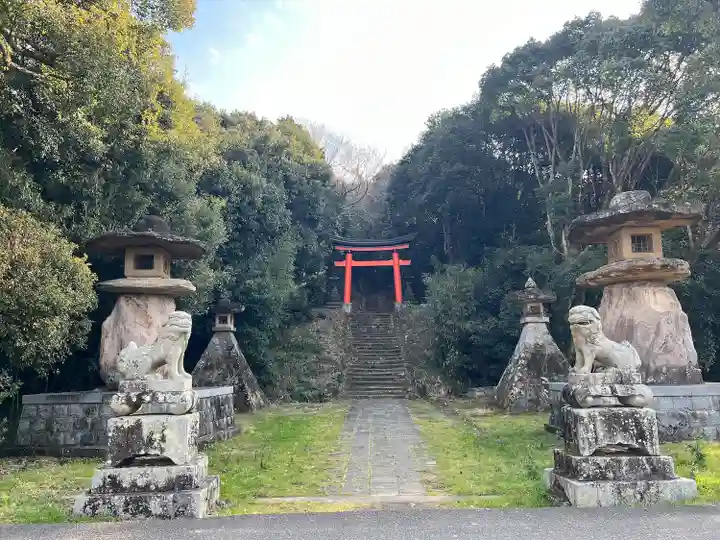 大尾神社の鳥居