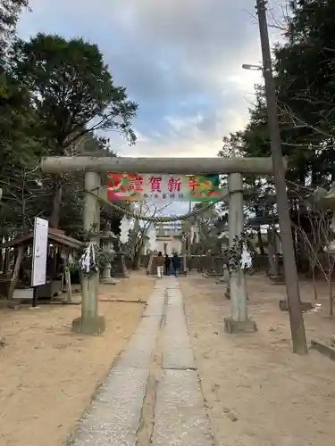 椿ノ海　水神社の鳥居