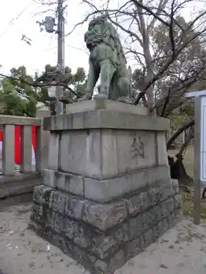 難波大社 生國魂神社の狛犬