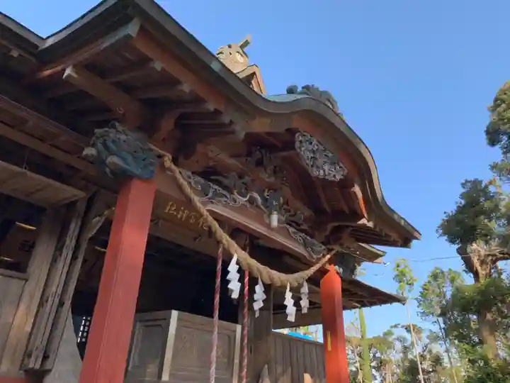 飽富神社の本殿・本堂
