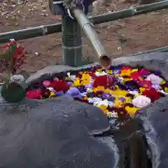 馬場氷川神社の手水