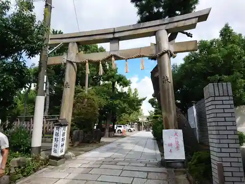 阿部野神社の鳥居