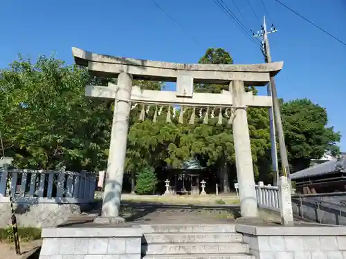 八幡神社の鳥居