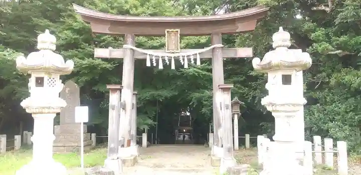 下総国三山 二宮神社の鳥居