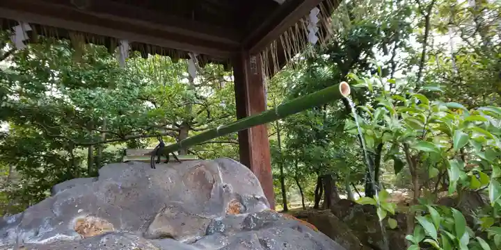 敷地神社(わら天神宮)の手水舎
