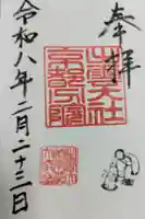 出雲大社京都分院の御朱印