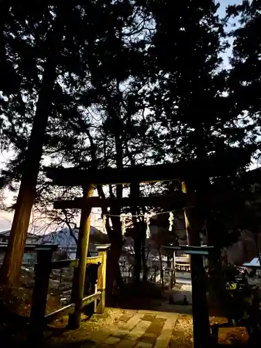 山家神社の鳥居