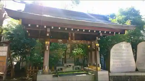 王子神社の手水舎