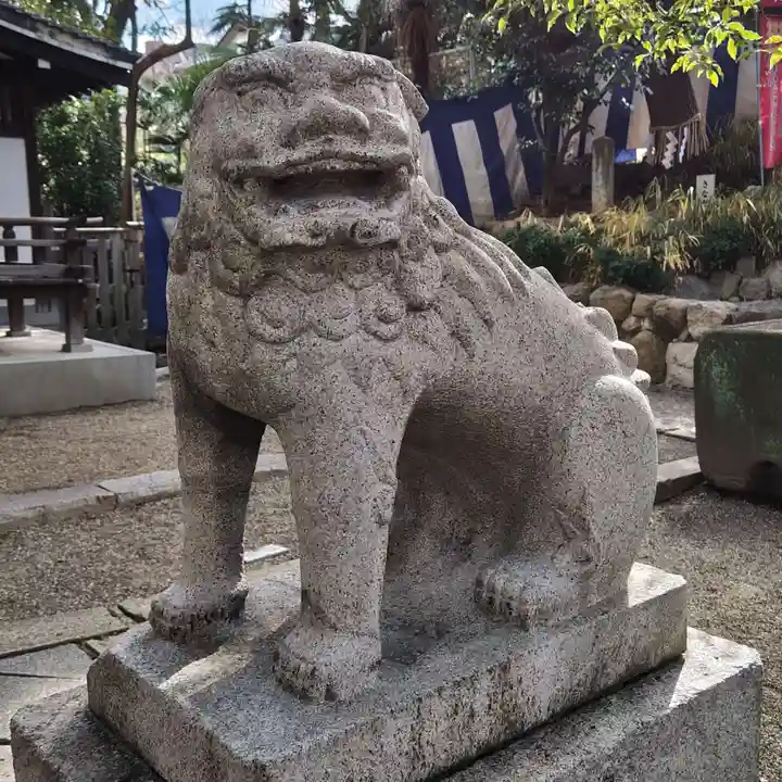 安居神社の狛犬