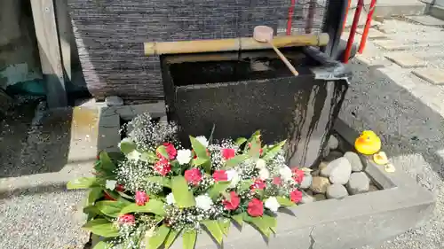 上尾御嶽神社の手水