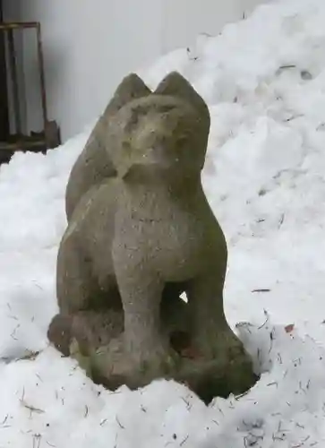 名寄神社の狛犬