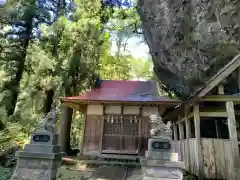 大矢谷白山神社の本殿